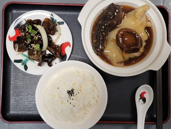 花胶捞饭套餐 Braised Fish Maw